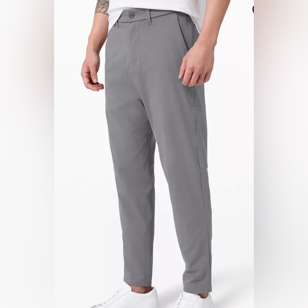 Lululemon Commission pants size 36‎ x 30 slim warpstreme gull grey